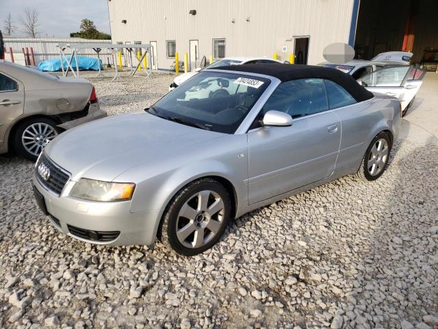 AUDI A4 1.8 CAB 2003 with VIN WAUAC48H63K029294 - Photo from auction