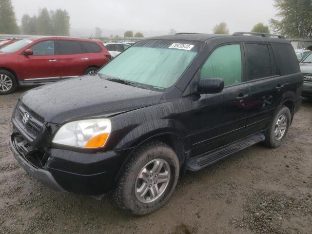 HONDA PILOT EXL 2005 with VIN 2HKYF18515H572728 - Photo from auction