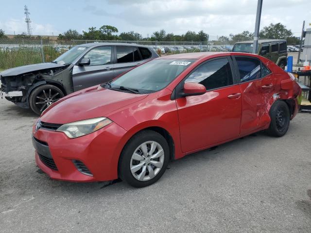 TOYOTA COROLLA L 2015 with VIN 2T1BURHE4FC290016 - Photo from auction