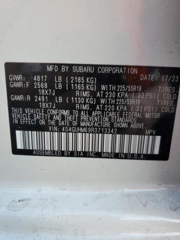 Photo 14 from auction – 2024 SUBARU CROSSTREK with VIN 4S4GUHM69R3713342