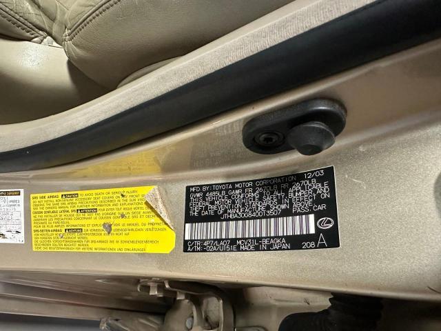 Photo 10 from auction – 2004 LEXUS ES 330 with VIN JTHBA30G840013507