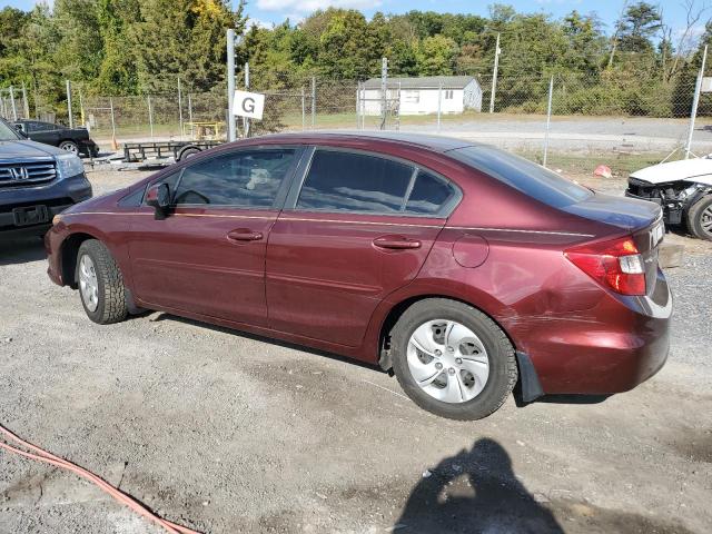 Photo 2 from auction – 2012 HONDA CIVIC LX with VIN 19XFB2F57CE380792