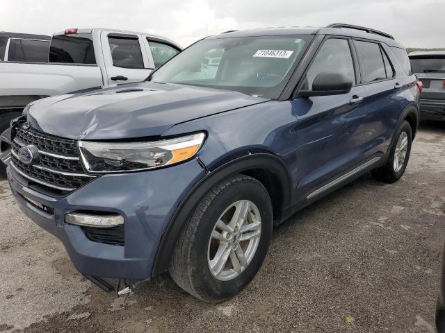 FORD EXPLORER X 2021 with VIN 1FMSK7DH9MGC07538 - Photo from auction