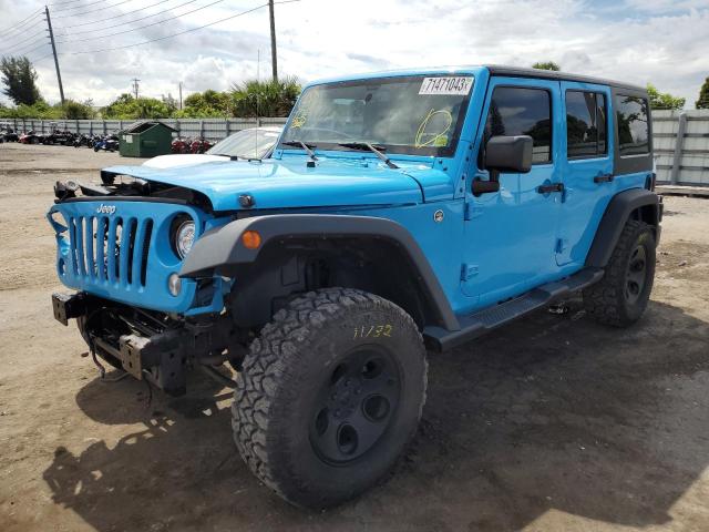 JEEP WRANGLER U 2017 with VIN 1C4BJWDG2HL613036 - Photo from auction