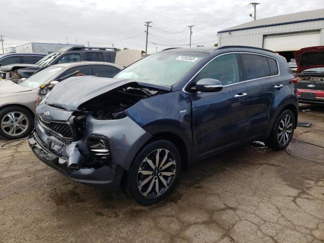 KIA SPORTAGE E 2019 with VIN KNDPNCAC4K7585797 - Photo from auction