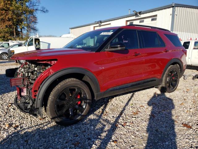 FORD EXPLORER S 2021 with VIN 1FM5K8GC9MGA15636 - Photo from auction