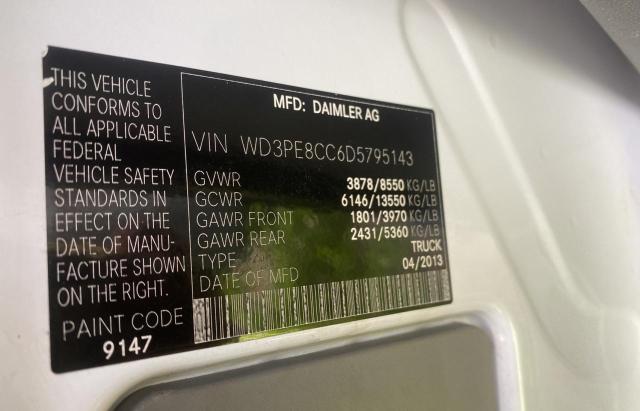 Photo 10 from auction – 2013 MERCEDES-BENZ SPRINTER 2 with VIN WD3PE8CC6D5795143