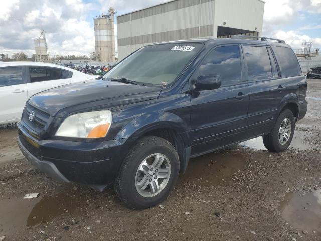 HONDA PILOT EXL 2004 with VIN 2HKYF18524H617447 - Photo from auction