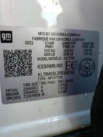 Photo 14 from auction – 2023 CHEVROLET TRAILBLAZE with VIN KL79MSSL3PB169763