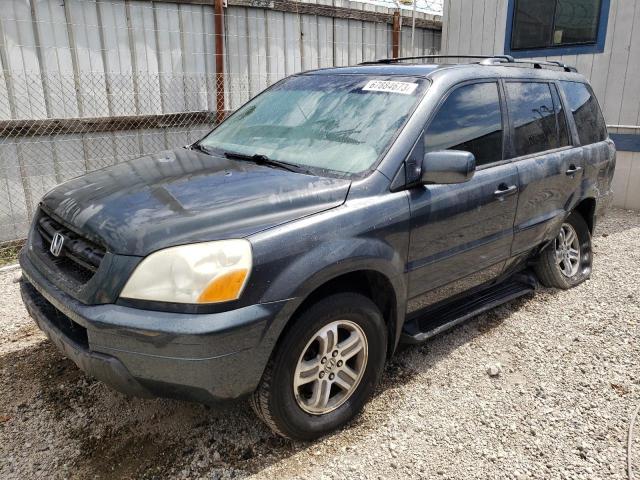 HONDA PILOT EX 2003 with VIN 2HKYF18453H566824 - Photo from auction