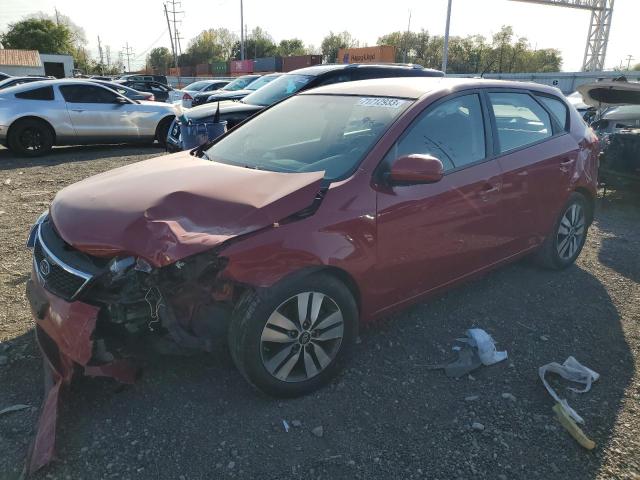 KIA FORTE EX 2013 with VIN KNAFU5A27D5743952 - Photo from auction
