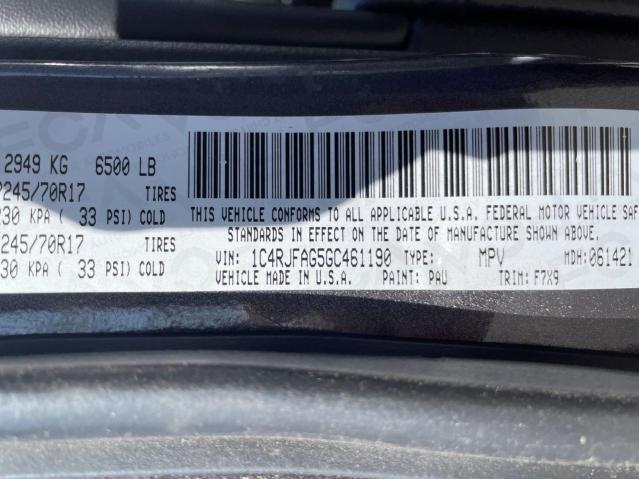 Photo 10 from auction – 2016 JEEP GRAND CHER with VIN 1C4RJFAG5GC461190