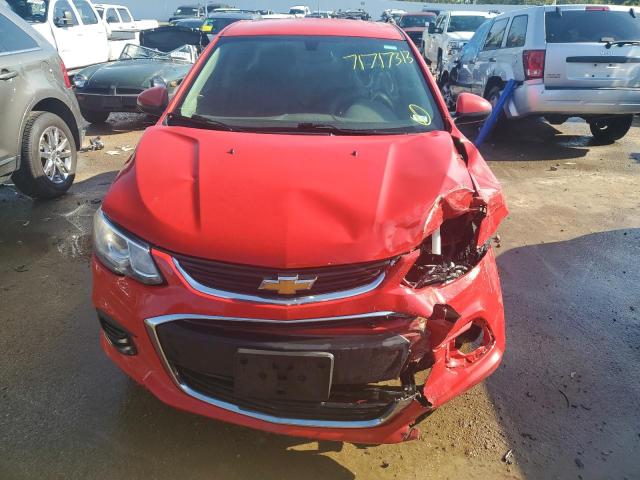 Photo 5 from auction – 2017 CHEVROLET SONIC LT with VIN 1G1JD5SH4H4131583