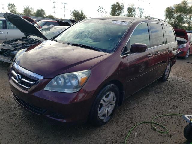 HONDA ODYSSEY EX 2007 with VIN 5FNRL386X7B441249 - Photo from auction