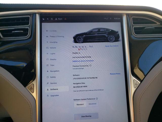 Photo 9 from auction – 2014 TESLA MODEL S with VIN 5YJSA1H18EFP37562