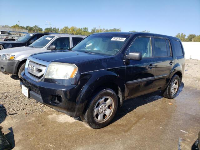 HONDA PILOT LX 2011 with VIN 5FNYF4H29BB006754 - Photo from auction