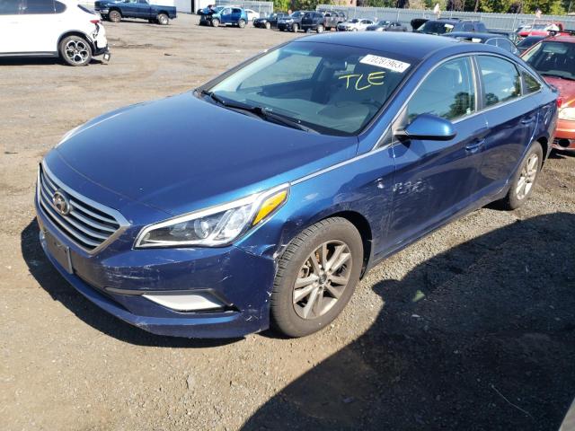 HYUNDAI SONATA SE 2016 with VIN 5NPE24AF8GH405028 - Photo from auction