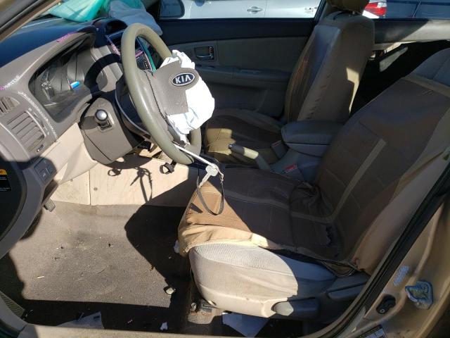 Photo 7 from auction – 2009 KIA SPECTRA EX with VIN KNAFE221695588285