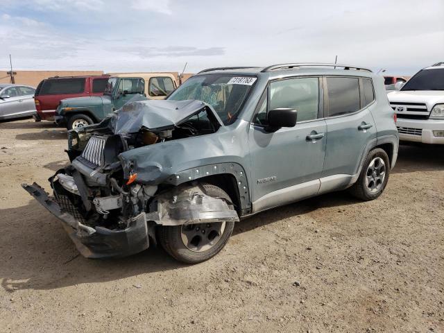 JEEP RENEGADE S 2017 with VIN ZACCJAAB6HPF86757 - Photo from auction