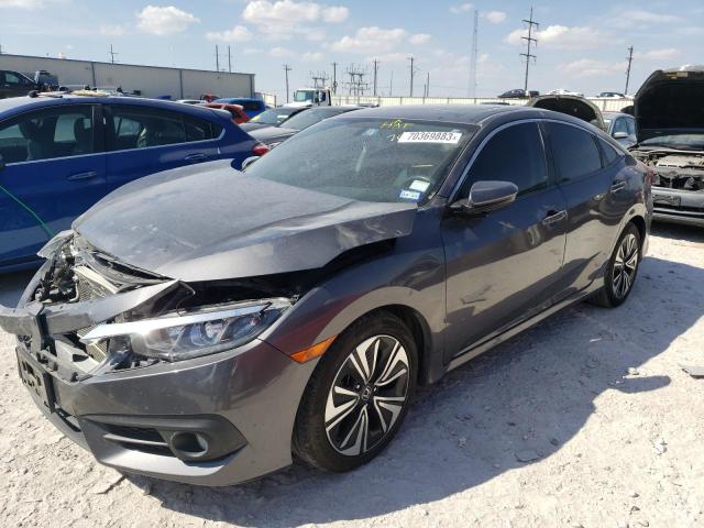 HONDA CIVIC EXL 2017 with VIN 19XFC1F71HE016741 - Photo from auction