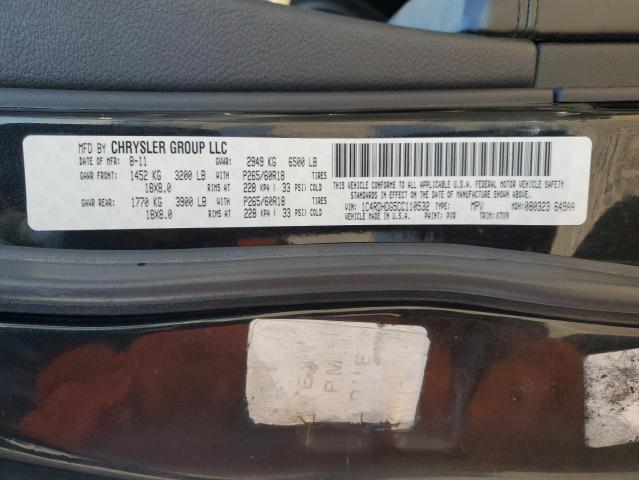 Photo 14 from auction – 2012 DODGE DURANGO CR with VIN 1C4RDHDG5CC110532