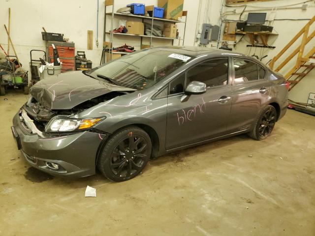 HONDA CIVIC SI 2012 with VIN 2HGFB6E57CH700952 - Photo from auction