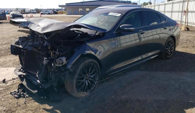 GENESIS G80 BASE 2019 with VIN KMTFN4JE5KU328119 - Photo from auction
