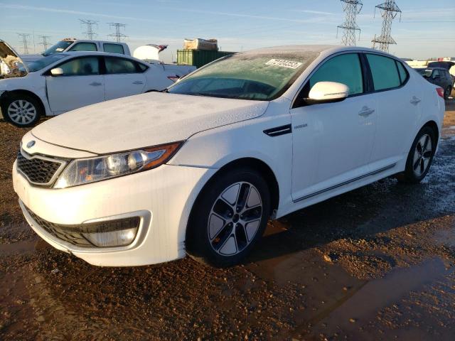 KIA OPTIMA HYB 2013 with VIN KNAGM4AD0D5059227 - Photo from auction