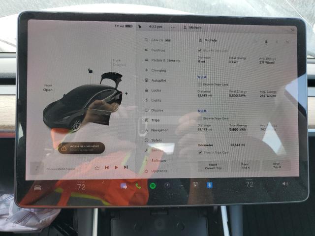 Photo 9 from auction – 2020 TESLA MODEL 3 with VIN 5YJ3E1EA6LF427565