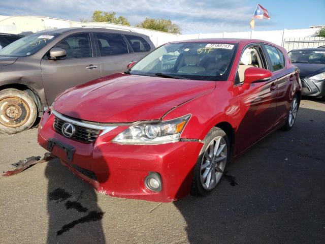 LEXUS CT 200 2013 with VIN JTHKD5BH7D2170989 - Photo from auction