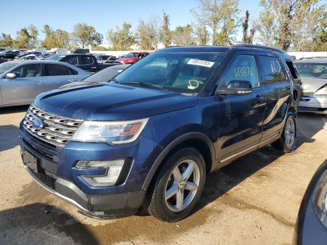 FORD EXPLORER X 2017 with VIN 1FM5K8D8XHGA74927 - Photo from auction