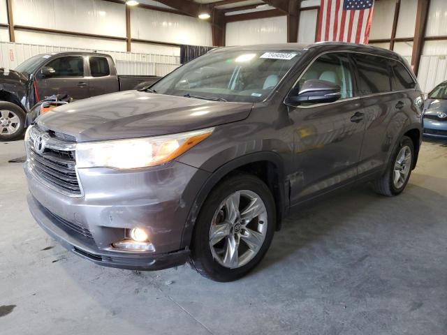 TOYOTA HIGHLANDER 2016 with VIN 5TDDKRFH1GS290799 - Photo from auction