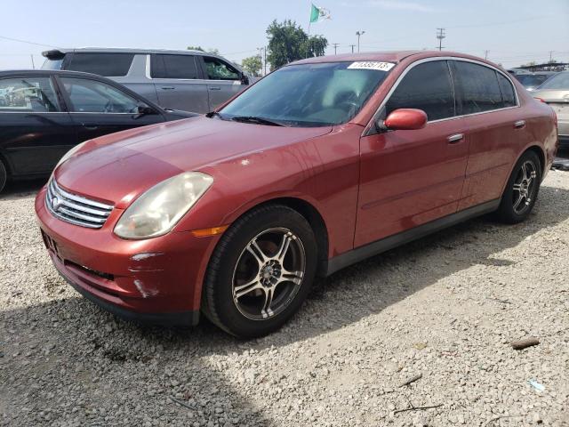 INFINITI G35 2003 with VIN JNKCV51EX3M322453 - Photo from auction
