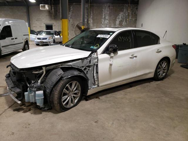 INFINITI Q50 BASE 2014 with VIN JN1BV7AR1EM699495 - Photo from auction