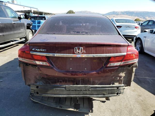 Photo 6 from auction – 2013 HONDA CIVIC LX with VIN 19XFB2F57DE270455