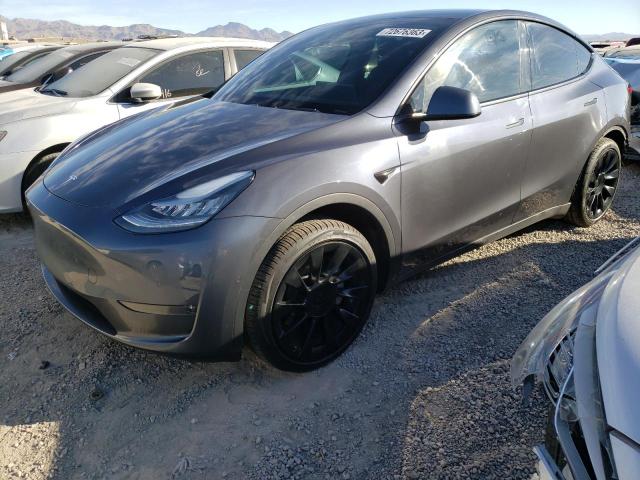 TESLA MODEL Y 2020 with VIN 5YJYGDEE6LF034153 - Photo from auction