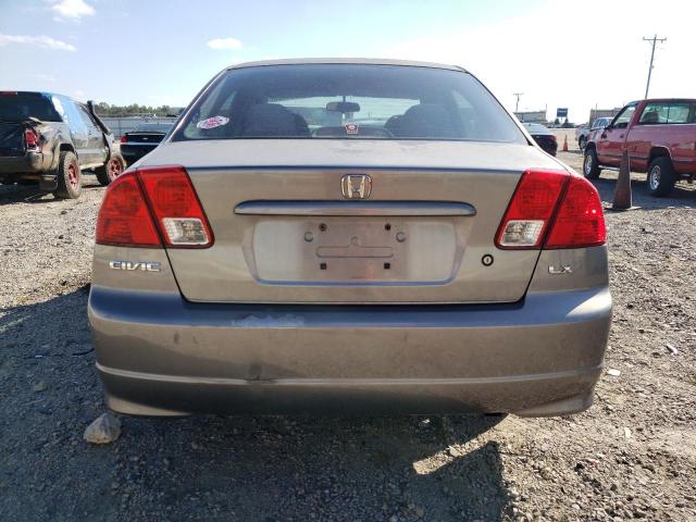 Photo 6 from auction – 2005 HONDA CIVIC LX with VIN 2HGES16545H585498