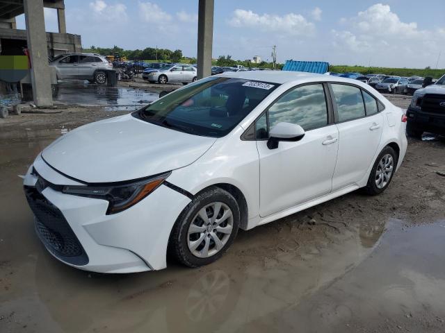 TOYOTA COROLLA LE 2020 with VIN 5YFEPRAE7LP005044 - Photo from auction
