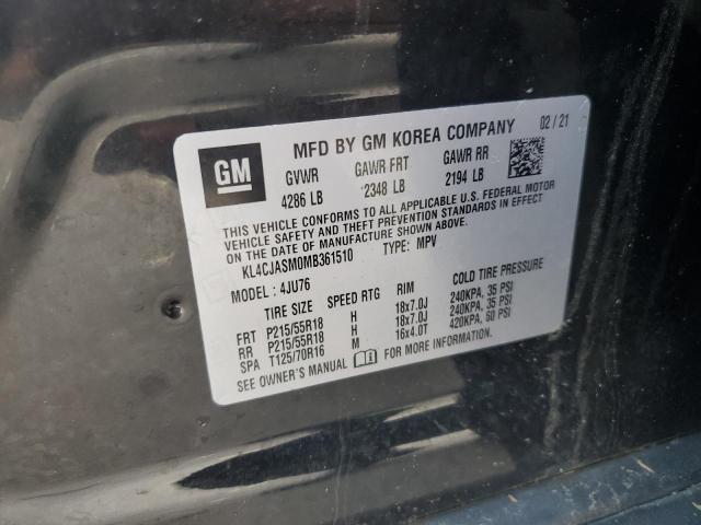 Photo 14 from auction – 2021 BUICK ENCORE PRE with VIN KL4CJASM0MB361510