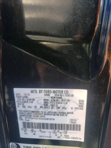 Photo 14 from auction – 2013 FORD F150 SUPER with VIN 1FTFW1EFXDKD87274