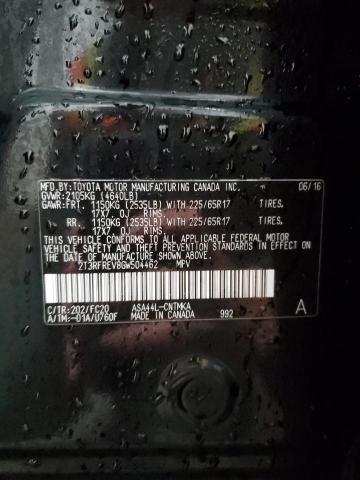 Photo 14 from auction – 2016 TOYOTA RAV4 XLE with VIN 2T3RFREV8GW504462