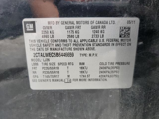 Photo 14 from auction – 2011 GMC TERRAIN SL with VIN 2CTALWEC5B6446659
