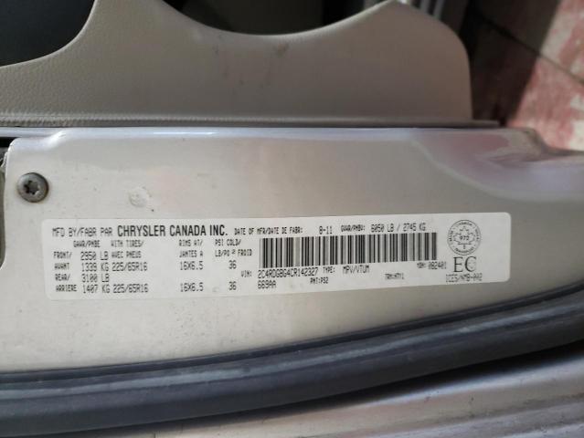 Photo 14 from auction – 2012 DODGE GRAND CARA with VIN 2C4RDGBG4CR142327