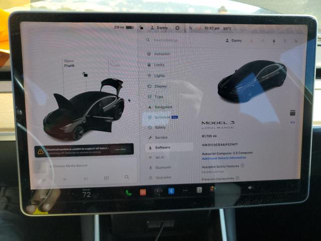 Photo 9 from auction – 2018 TESLA MODEL 3 with VIN 5YJ3E1EA9JF031417