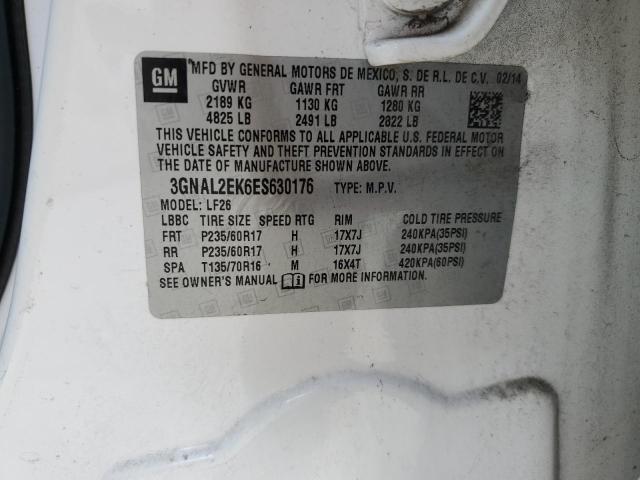 Photo 14 from auction – 2014 CHEVROLET CAPTIVA LS with VIN 3GNAL2EK6ES630176