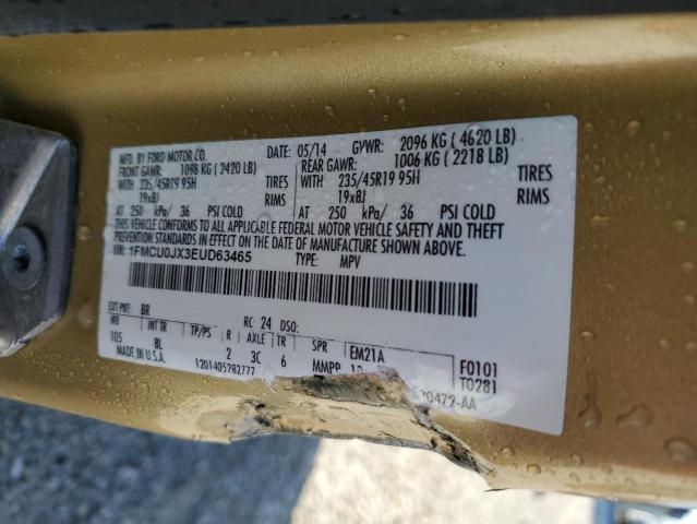 Photo 14 from auction – 2014 FORD ESCAPE TIT with VIN 1FMCU0JX3EUD63465