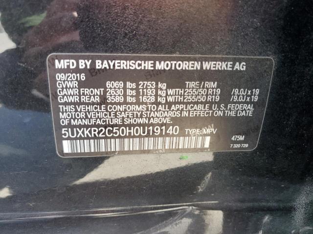 Photo 14 from auction – 2017 BMW X5 SDRIVE3 with VIN 5UXKR2C50H0U19140
