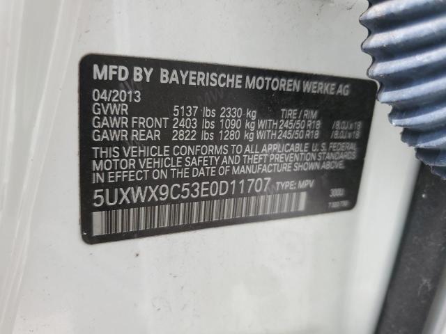 Photo 14 from auction – 2014 BMW X3 XDRIVE2 with VIN 5UXWX9C53E0D11707