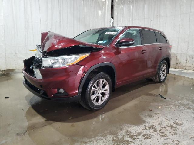 TOYOTA HIGHLANDER 2014 with VIN 5TDBKRFH9ES035614 - Photo from auction