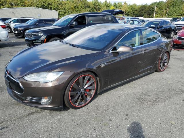 TESLA MODEL S 2013 with VIN 5YJSA1DP4DFP20895 - Photo from auction